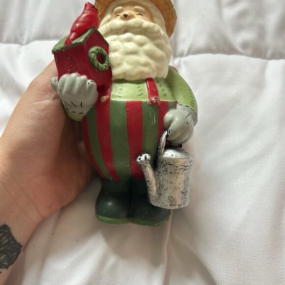 The White Barn Candle Co. Christmas Santa Candle 7" Holiday Cardinal Vintage 90s - Picture 2 of 10